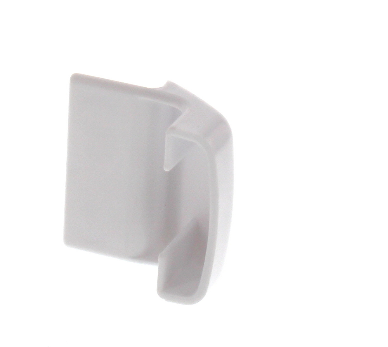 WP61002112 - Genuine OEM Whirlpool Refrigerator Door Shelf End Cap, Left Or Right, White